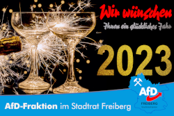 Wir wünschen Ihnen ein glückliches Jahr 2023!