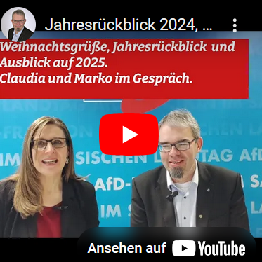 Screenshot vom Weihnachtsvideo Claudia und Marko Screenshot vom Weihnachtsvideo Claudia und Marko