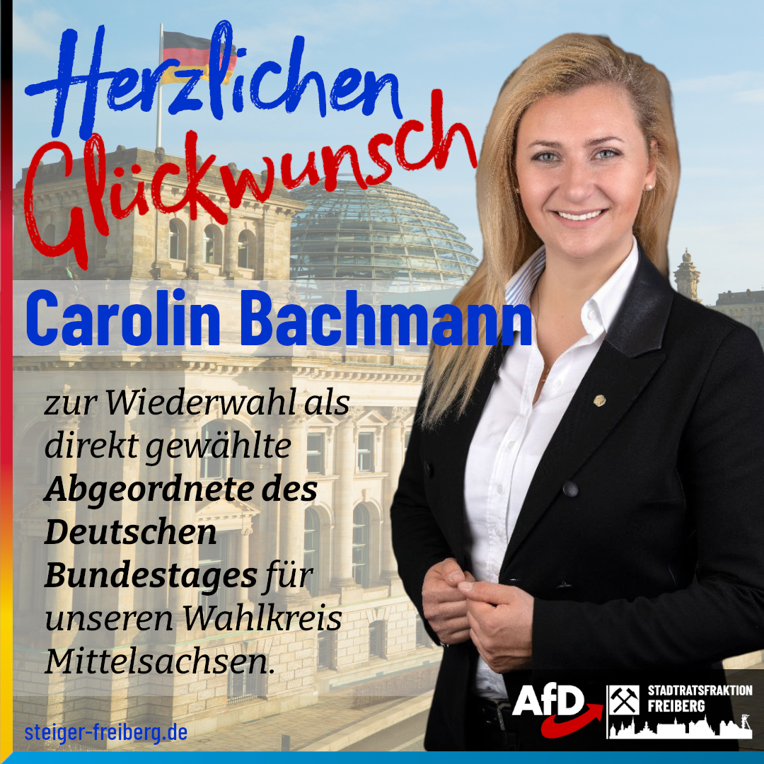 Bundestagsabgeordnete Carolin Bachmann