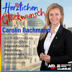Bundestagsabgeordnete Carolin Bachmann